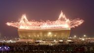 Firework at the Lusail Stadiun.  