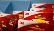 The 3M logo is pictured on products at an Orchard Supply Hardware store in Pasadena, California, US, January 24, 2017. (REUTERS/Mario Anzuoni)