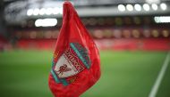 General view of a corner flag inside the stadium before the Premier League - Liverpool v Leeds United match at Anfield, Liverpool, Britain, October 29, 2022. (REUTERS/Phil Noble)