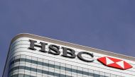 File Photo: The HSBC bank logo is seen in the Canary Wharf financial district in London, Britain, March 3, 2016. (REUTERS/Reinhard Krause)