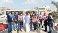 Muhammad Ali Al Mutawa Al Hammadi, former Director of the Office of the Minister of Justice, with President of Croatian Shooting Federation and the accompanying delegation.