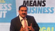FILE PHOTO: Indian billionaire Gautam Adani addresses delegates during the Bengal Global Business Summit in Kolkata, India, April 20, 2022. (REUTERS/Rupak De Chowdhuri)