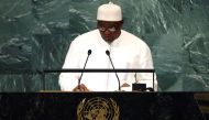 President of The Gambia Adama Barrow addresses the 77th Session of the United Nations General Assembly at U.N. Headquarters in New York City, US, September 22, 2022. File Photo / Reuters
