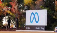 A security guard stands watch by the Meta sign outside the headquarters of Facebook parent company Meta Platforms Inc in Mountain View, California, US on November 9, 2022. File Photo / Reuters