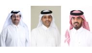 From left: Sheikh Ali bin Jabor Al Thani, CEO - Ooredoo Qatar; Sheikh Mohammed bin Abdulla Al Thani, Deputy Group CEO - Ooredoo; and Sheikh Nasser bin Hamad Al Thani, Chief Corporate Affairs Officer - Ooredoo Group