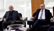 Brazil’s President Luiz Inacio Lula da Silva and Brazil's Vice President Geraldo Alckmin attend a meeting with President of Brazil's Supreme Federal Court Rosa Weber at the Planalto Palace in Brasilia, Brazil on January 9, 2023. REUTERS/Ueslei Marcelino