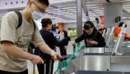 Passengers arrive at West Kowloon High-Speed Train Station Terminus on the first day of the resumption of rail service to mainland China, during the coronavirus disease (COVID-19) pandemic in Hong Kong, China, January 15, 2023. (REUTERS/Tyrone Siu)