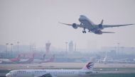 A China Eastern Airlines aircraft and Shanghai Airlines aircraft are seen in Hongqiao International Airport in Shanghai, China on June 4, 2020.  File Photo / Reuters
