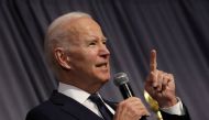 US President Joe Biden delivers remarks at the National Action Network's (NAN) annual Martin Luther King, Jr. Day breakfast in Washington, US, January 16, 2023. (REUTERS/Julia Nikhinson)