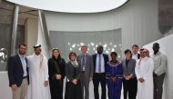Elizabeth Maruma Mrema, Deputy Executive Director of the United Nations Environment Programme with HBKU faculty members and students.
