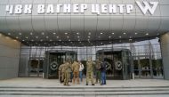 Visitors gather outside PMC Wagner Centre, which is a project implemented by the businessman and founder of the Wagner private military group Yevgeny Prigozhin, during the official opening of the office block in Saint Petersburg, Russia, on November 4, 2022. File Photo / Reuters