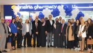 Aamal Company’ and Ebn Sina Pharmacy officials at the opening of the new branch.
