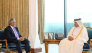 Minister of Finance H E Ali bin Ahmed Al Kuwari holds discussion with Minister of Finance of the Islamic Republic of Pakistan, H E Ishaq Dar.