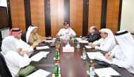 Qatar Chamber board members preside over the first meeting of the Tourism and Exhibition Committee.