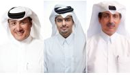 From left: Vodafone Qatar’s Chairman Abdulla Nasser Al Misnad; Sheikh Hamad Abdulla Jassim Al Thani, CEO, Vodafone Qatar; Rashid Fahad Al Naimi,   Vodafone Qatar Managing Director.