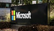 Microsoft signage is seen at the company's headquarters in Redmond, Washington, U.S., January 18, 2023. File Photo: REUTERS/Matt Mills McKnight/File Photo
