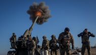 Ukrainian servicemen fire a 2S7 Pion self-propelled gun toward Russian positions, amid Russia's attack on Ukraine, on a frontline near Bakhmut in donetsk region, Ukraine January 24, 2023. File Photo: REUTERS/Oleksandr Ratushniak
