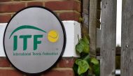 A logo is seen at the entrance to the International Tennis Federation headquarters, where the Tennis Integrity Unit is based, in London, Britain on January 18, 2016. File Photo / Reuters