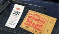 The Levi Strauss & Co. label is seen on jeans in a store at the Woodbury Common Premium Outlets in Central Valley, New York, US, February 15, 2022. (REUTERS/Andrew Kelly)