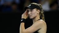 Kazakhstan’s Elena Rybakina reacts during her final match against Belarus’ Aryna Sabalenka REUTERS/Jaimi Joy