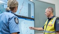 Members of the Incident Management Team coordinate the search for a radioactive capsule at the Emergency Services Complex in Cockburn, Australia, in this undated handout photo. Department of Fire and Emergency Services/Handout via Reuters 
