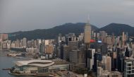 [1/2] A general view showing the Central Business District, in Hong Kong, China, September 15, 2021. REUTERS/Tyrone Siu





