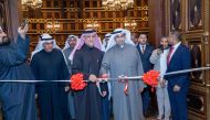 Kuwait’s Minister of State for Municipal Affairs H E Abdulaziz Waled Abdullah Al Mujel and Founding Chairman of GORD Dr. Yousef Alhorr with other officials during Gulf Green Cities & Buildings Conference & Expo in Kuwait.