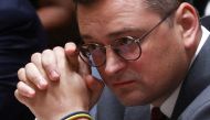 Ukrainian Foreign Minister Dmytro Kuleba attends a high level meeting of the United Nations Security Council on the situation amid Russia's invasion of Ukraine, at the 77th Session of the United Nations General Assembly at UN Headquarters in New York City, US, September 22, 2022. (REUTERS/Amr Alfiky)