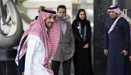Saudi Arabia's minister of sports, Prince Abdulaziz bin Turki Al Saud arrives for the 33rd AFC Congress at the Gulf Hotel, Manama, Bahrain on February 1, 2023. REUTERS/Hamad I Mohammed
