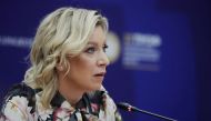 Russian Foreign Ministry spokeswoman Maria Zakharova speaks during the St. Petersburg International Economic Forum (SPIEF) in Saint Petersburg, Russia on June 15, 2022. File photo / Reuters
