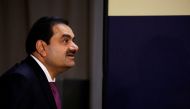 Indian billionaire Gautam Adani speaks during an inauguration ceremony after the Adani Group completed the purchase of Haifa Port in Haifa port on January 31, 2023. REUTERS/Amir Cohen