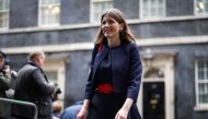 British Secretary of State for Digital, Culture, Media and Sport Michelle Donelan walks outside Number 10 Downing Street on the day of cabinet meeting, in London, Britain, on October 26, 2022. File photo / Reuters
