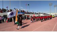 Students parade during the BPS sports day.  