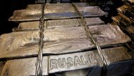 File Photo: Aluminium ingots are seen stored at the foundry shop of the Rusal Krasnoyarsk aluminium smelter in Krasnoyarsk, Russia October 3, 2018. (REUTERS/Ilya Naymushin)