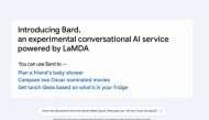 Google’s ChatGPT rival is called Bard and will be available to the public in the coming weeks. Image: Google

