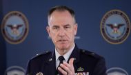 Pentagon Press Secretary Brig. Gen. Pat Ryder speaks during a press briefing at the Pentagon on February 10, 2023 in Arlington, Virginia. Drew Angerer/Getty Images/AFP 