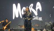Moira Dela Torre during the ‘Moira, World Tour Qatar’ concert at the Al Gharafa Sports Club Indoor Hall on Friday. Pic: Carmina Soberano