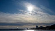 The Federal Aviation Administration announced “temporary flight restrictions” over one of the Great Lakes along the US-Canada border. PHOTO: AFP

