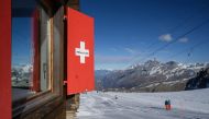 Vladislav Klyushin was detained en route to a ski holiday in Zermatt with his family. Fabrice Coffrini / AFP
