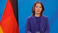 German Foreign Minister Annalena Baerbock. (Photo by Odd Andersen / AFP)