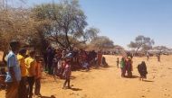 Somali refugees who fled recent clashes in Las Anod shelter in the open at Qoriley on the Ethiopian border. Photo credit: Aden Harun/UNHCR
