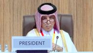 Minister of State for Foreign Affairs H E Sultan bin Saad Al Muraikhi speaking at the closing session of the Fifth United Nations Conference on the Least Developed Countries.