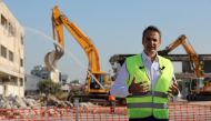 File Photo: Greek Prime Minister Kyriakos Mitsotakis gestures during an inaugural ceremony of works at Greece's biggest property investment at the disused Hellenikon airport, in Athens, Greece, July 3, 2020. (Reuters/Costas Baltas)
