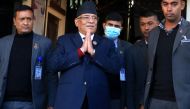 File Photo: Nepali PM Pushpa Kamal Dahal. (Dipesh Shrestha/AFP)
