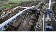 The February 28 crash in central Greece was the country's worst rail disaster. File photo / AFP