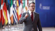Luxembourg's Prime Minister Xavier Bettel arrives for a EU Summit, at the EU headquarters in Brussels, on March 23, 2023. (Photo by Kenzo TRIBOUILLARD / AFP)

