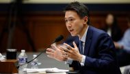 TikTok CEO Shou Zi Chew testifies before the House Energy and Commerce Committee in the Rayburn House Office Building on Capitol Hill on March 23, 2023 in Washington, DC. (Photo by CHIP SOMODEVILLA / GETTY IMAGES NORTH AMERICA / Getty Images via AFP)
