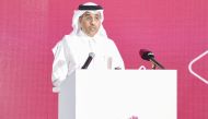 Minister of Labour H E Dr. Ali bin Samikh Al Marri 