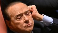 Italy's Forza Italia party leader Senator Silvio Berlusconi looks on at The Senate, ahead of a confidence vote for Italy's new Prime Minister Giorgia Meloni at Madama Palace (Palazzo Madama) in Rome on October 26, 2022. (Photo by Alberto Pizzoli / AFP)