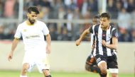 A file photo of action during the first leg between the two teams.